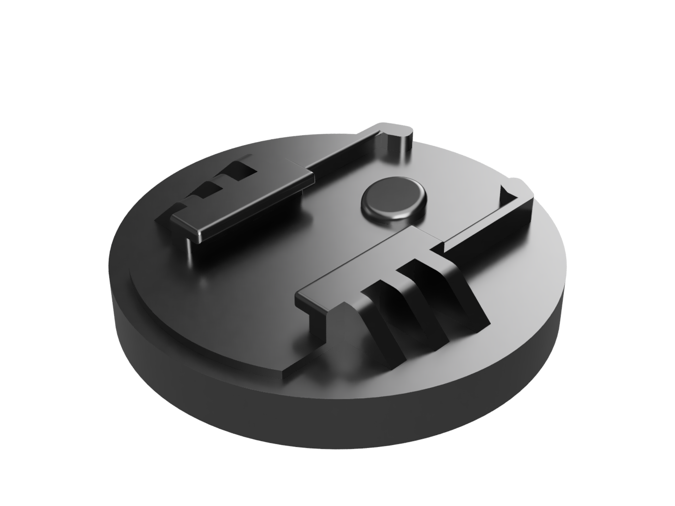 Bike Reflector Apple AirTag Holder STL Chodyra & Co IT Solutions